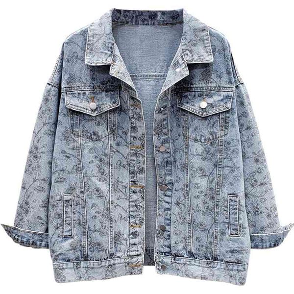 women's jackets spring autumn denim women fashion graffiti flowers print loose long sleeve jeans coat female harajuku streetw m2ef, Black;brown
women's jackets spring autumn denim women fashion graffiti flowers print loose long sleeve jeans coat female harajuku streetw m2ef, Black;brown