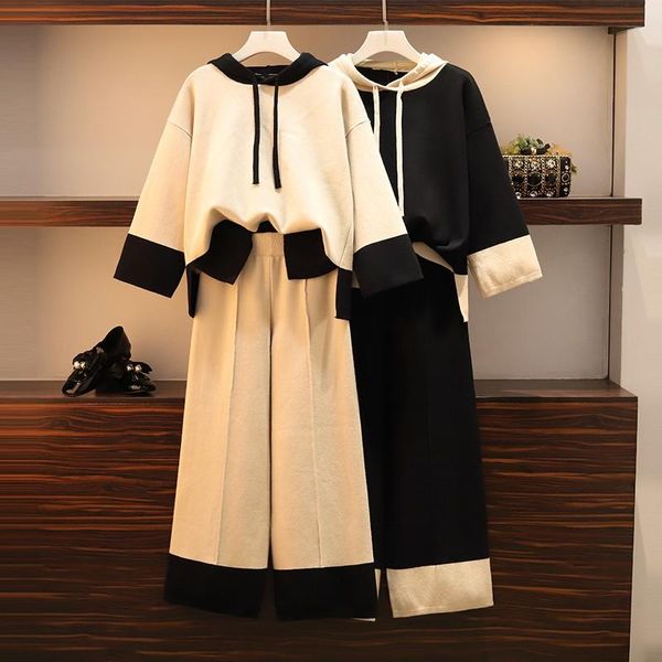 two piece dress knitted sweater 2 set women outfits long sleeve hoodies and wide leg pant suits tracksuit knit casual female clothing, White
two piece dress knitted sweater 2 set women outfits long sleeve hoodies and wide leg pant suits tracksuit knit casual female clothing, White