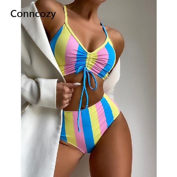 women's swimwear swimsuit women striped print split high waisted bikini push up bathing suit beachwear biquini two piece, White;black
women's swimwear swimsuit women striped print split high waisted bikini push up bathing suit beachwear biquini two piece, White;black