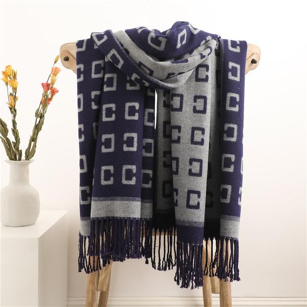 scarves luxury 2021 winter scarf for women letter cashmere pashmina warm neck foulard shawl and warp with tassel headscarves echarpe, Blue;gray
scarves luxury 2021 winter scarf for women letter cashmere pashmina warm neck foulard shawl and warp with tassel headscarves echarpe, Blue;gray