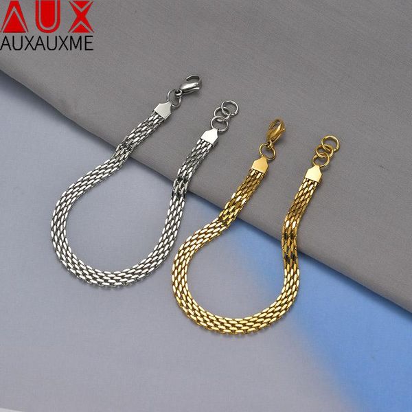 link, chain auxauxme style fashion 6mm stainless steel adjustable bracelets link for male female jewelry wholesale, Black
link, chain auxauxme style fashion 6mm stainless steel adjustable bracelets link for male female jewelry wholesale, Black