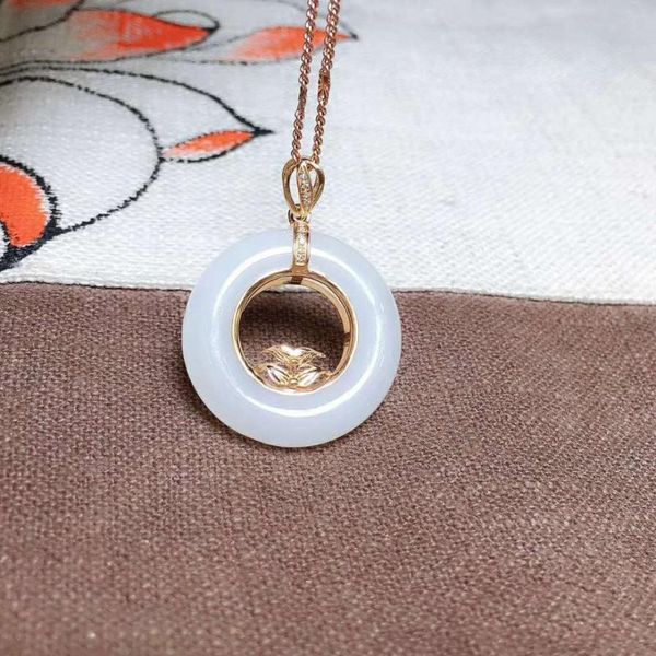 lockets 18k gold and tian baiyu pendanth45#, Silver
lockets 18k gold and tian baiyu pendanth45#, Silver