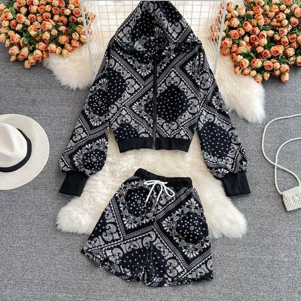 women's tracksuits sportswear suit fashion hooded long sleeved cardigan summer 2021 girl casual shorts two piece set, Gray
women's tracksuits sportswear suit fashion hooded long sleeved cardigan summer 2021 girl casual shorts two piece set, Gray