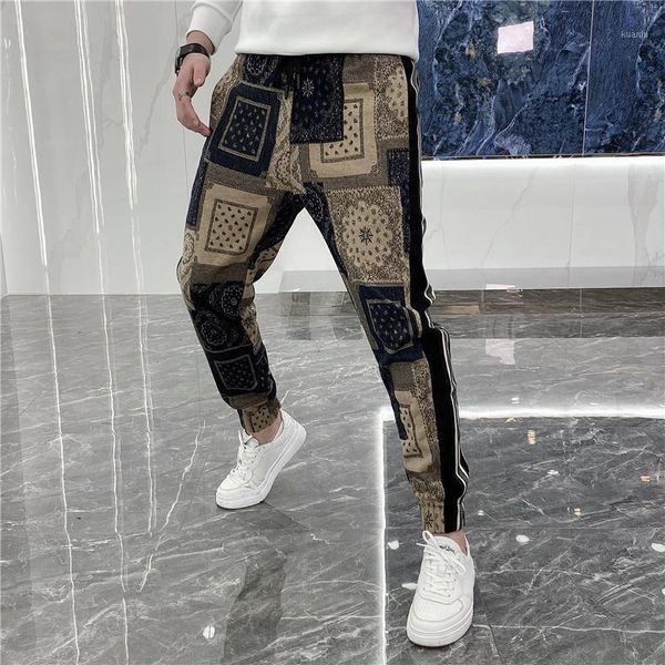 men's pants 2021 autumn trend plaid casual fashion personalized printed leggings slim sports, Black
men's pants 2021 autumn trend plaid casual fashion personalized printed leggings slim sports, Black