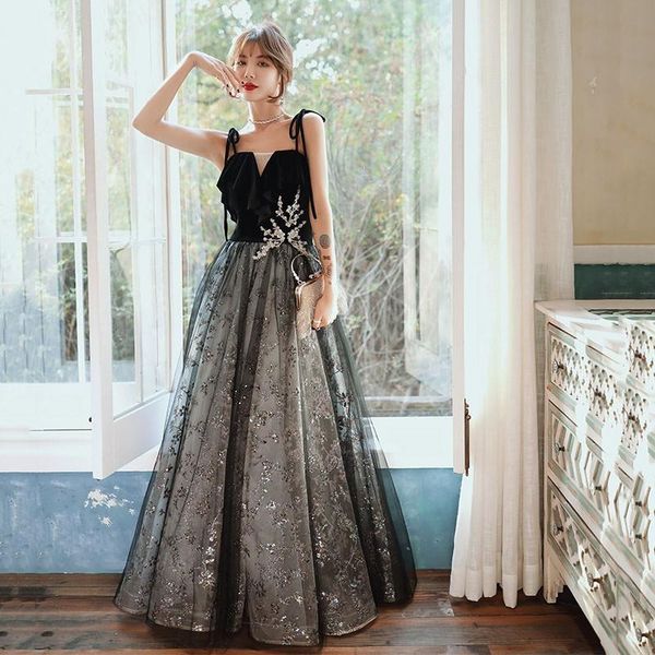 ethnic clothing spaghetti strap v-neck cheongsam dreamy exquisite crystal sequins host celebrity banquet dress gown fairy maxi mesh vestidos, Red
ethnic clothing spaghetti strap v-neck cheongsam dreamy exquisite crystal sequins host celebrity banquet dress gown fairy maxi mesh vestidos, Red