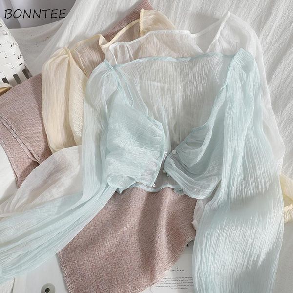 women's jackets women soft transparent long sleeve causal solid summer sweet style sun-proof basic ulzzang student outerwear female coz, Black;brown
women's jackets women soft transparent long sleeve causal solid summer sweet style sun-proof basic ulzzang student outerwear female coz, Black;brown