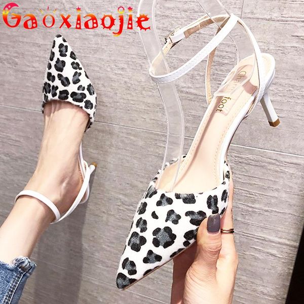 sandals gaoxiaojie women shoes 2021 summer pointed toe cross belt everyday vogue leopard print baotou career high heels, Black
sandals gaoxiaojie women shoes 2021 summer pointed toe cross belt everyday vogue leopard print baotou career high heels, Black