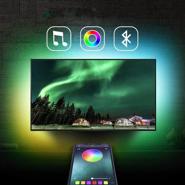 led strip lights tv led backlight rgb strip powered for 24 inch-60 inch tv,mirror,pc, app control sync to music, bias light
led strip lights tv led backlight rgb strip powered for 24 inch-60 inch tv,mirror,pc, app control sync to music, bias light