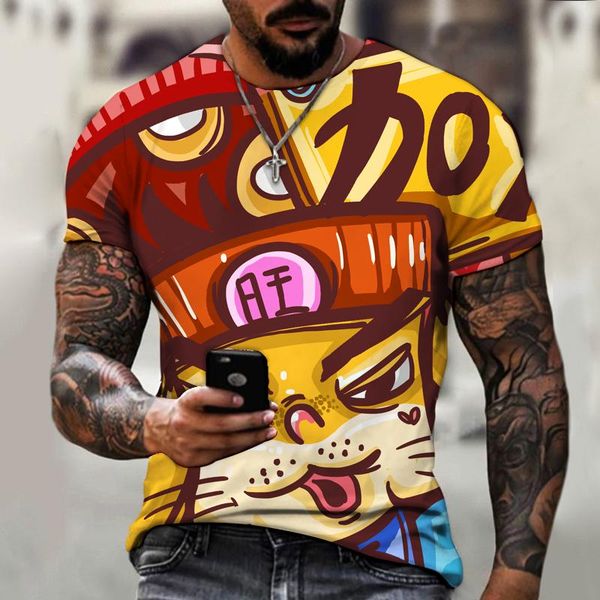 men's t-shirts 3d color art painting printing round neck t-shirt harajuku retro casual daily oversized fashion shirt, White;black
men's t-shirts 3d color art painting printing round neck t-shirt harajuku retro casual daily oversized fashion shirt, White;black
