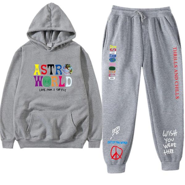 men's tracksuits fashion quality fleece trousers travis scoastroworld letter printed hoodies women men jogging pants hiphop streetwear, Gray
men's tracksuits fashion quality fleece trousers travis scoastroworld letter printed hoodies women men jogging pants hiphop streetwear, Gray