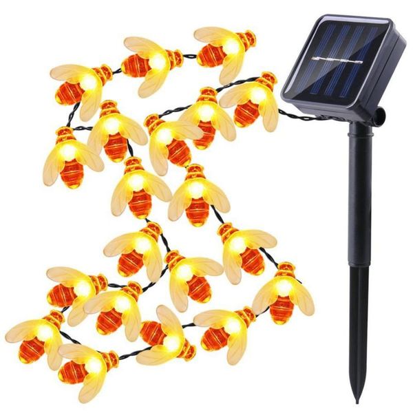 strings thrisdar solar honeybee string lights 6.5m 30 led bee outdoor garden patio christmas fairy garland
strings thrisdar solar honeybee string lights 6.5m 30 led bee outdoor garden patio christmas fairy garland