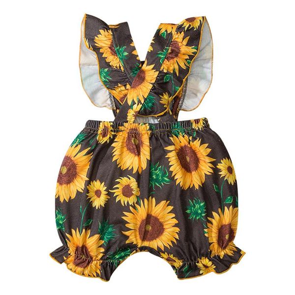 jumpsuits summer born baby clothes boy girl sunflower print romper cotton one-piece yellow 90 size, Blue
jumpsuits summer born baby clothes boy girl sunflower print romper cotton one-piece yellow 90 size, Blue