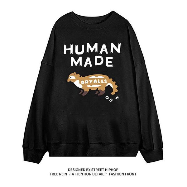 men's hoodies & sweatshirts human made 21ss slub cotton animal print round neck sweater campus wear pure spring and autumn casual all-m, Black
men's hoodies & sweatshirts human made 21ss slub cotton animal print round neck sweater campus wear pure spring and autumn casual all-m, Black