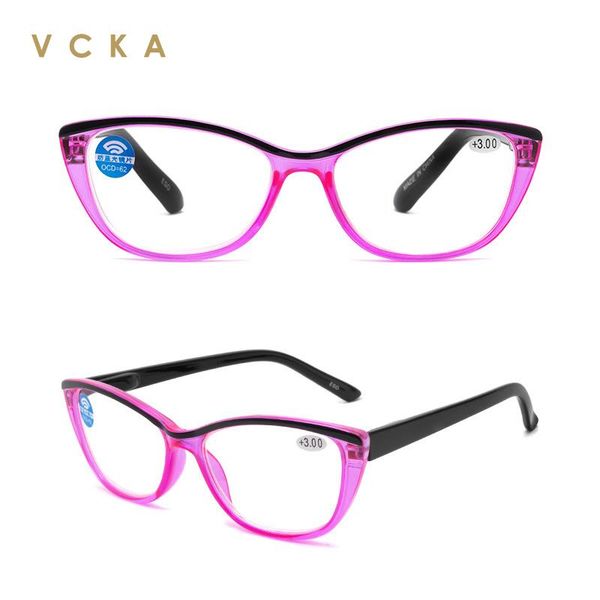 sunglasses vcka cat-eye blue light reading glasses women vintage acetate optical frame eyeglasses stylish tr90 eyewear +1.0 to + 3.5, White;black
sunglasses vcka cat-eye blue light reading glasses women vintage acetate optical frame eyeglasses stylish tr90 eyewear +1.0 to + 3.5, White;black