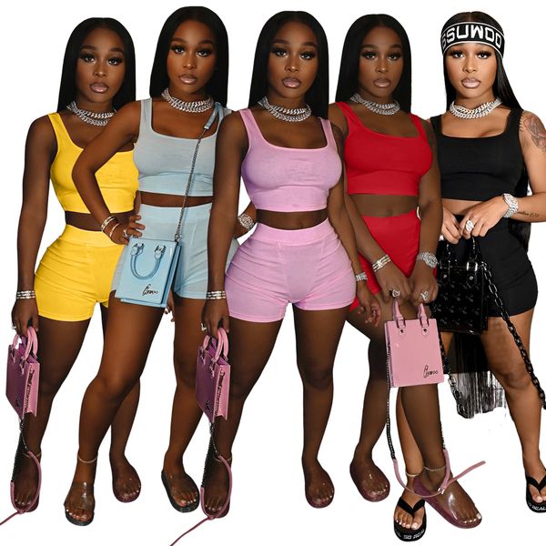 tracksuits two piece outfits for women solid color sleeveless tank bodylon shorts suit, Gray
tracksuits two piece outfits for women solid color sleeveless tank bodylon shorts suit, Gray