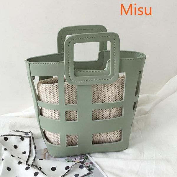 brand large capacity hollow out beach bag elegant women handbags summer two-piece openwork bag pu leather ladies shoulder
brand large capacity hollow out beach bag elegant women handbags summer two-piece openwork bag pu leather ladies shoulder