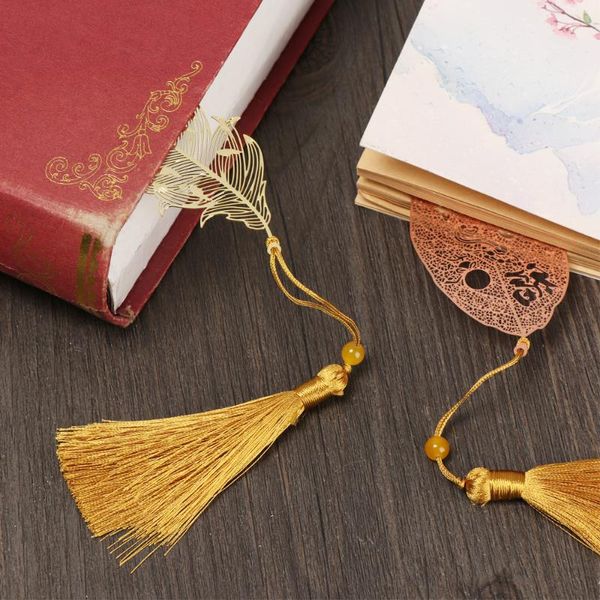 1pc chinese style vintage leaf vein bookmark metal clip hollowed feather tassel pagination mark stationery school office gifts
1pc chinese style vintage leaf vein bookmark metal clip hollowed feather tassel pagination mark stationery school office gifts