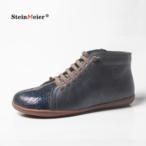 boots women winter full grain genuine leather flat shoes casual botas mujer barefoot woman sneakers for, Black
boots women winter full grain genuine leather flat shoes casual botas mujer barefoot woman sneakers for, Black