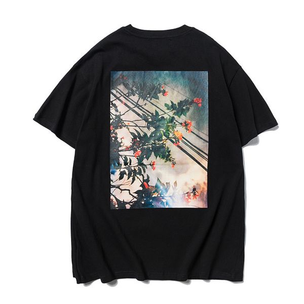 street fashion feel of god short sleeve t-shirt fog essentials floral print casual, White;black
street fashion feel of god short sleeve t-shirt fog essentials floral print casual, White;black
