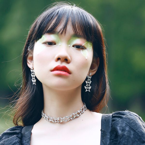 necklace women xia xiaozhong design style versatile butterfly shadow waltz clavicle chain, Black
necklace women xia xiaozhong design style versatile butterfly shadow waltz clavicle chain, Black