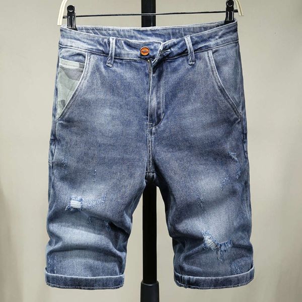 denim shorts men's summer loose straight thin fashion pants wear casual panties, Blue
denim shorts men's summer loose straight thin fashion pants wear casual panties, Blue