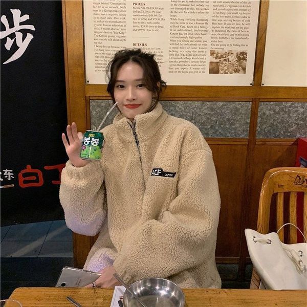 winter women zipper sheepskin casual coats lady faux lamb fur streetwear female granular thick warm jackets outwears, Black;brown
winter women zipper sheepskin casual coats lady faux lamb fur streetwear female granular thick warm jackets outwears, Black;brown