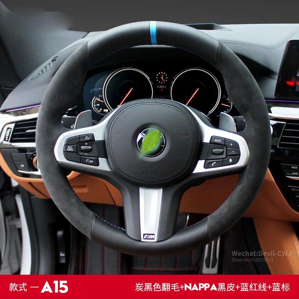 auto alcantara steering wheel cover for bmw 1 3 5 7 series x1 x3 x5 x7 hand-stitch suede auto parts hand grip car accessories
auto alcantara steering wheel cover for bmw 1 3 5 7 series x1 x3 x5 x7 hand-stitch suede auto parts hand grip car accessories