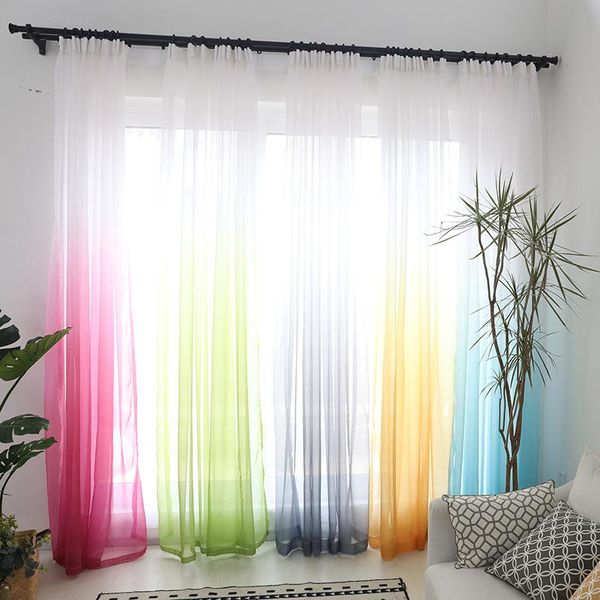 multi-color gradient tulle curtains for living room kitchen bedroom window treatment yellow gray green sheer voile
multi-color gradient tulle curtains for living room kitchen bedroom window treatment yellow gray green sheer voile