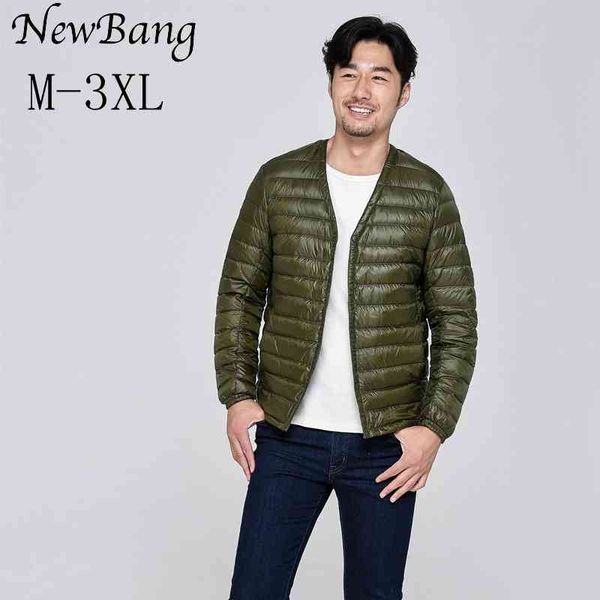 newbang brand ultra light down et men single breasted portable v neck spring autumn winter without collar warm liner, Black;white
newbang brand ultra light down et men single breasted portable v neck spring autumn winter without collar warm liner, Black;white