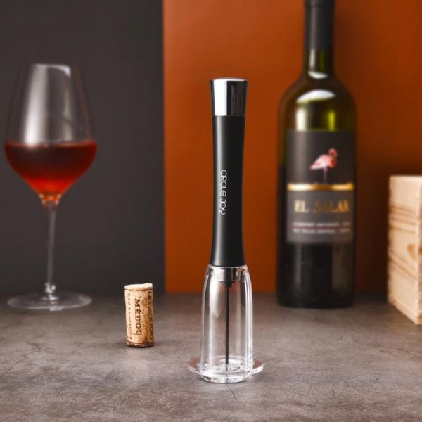 circle joy pneumatic wine bottle opener black cork remover wine pneumatic pump corkscrew with aluminum foil cutter kitchen tool
circle joy pneumatic wine bottle opener black cork remover wine pneumatic pump corkscrew with aluminum foil cutter kitchen tool