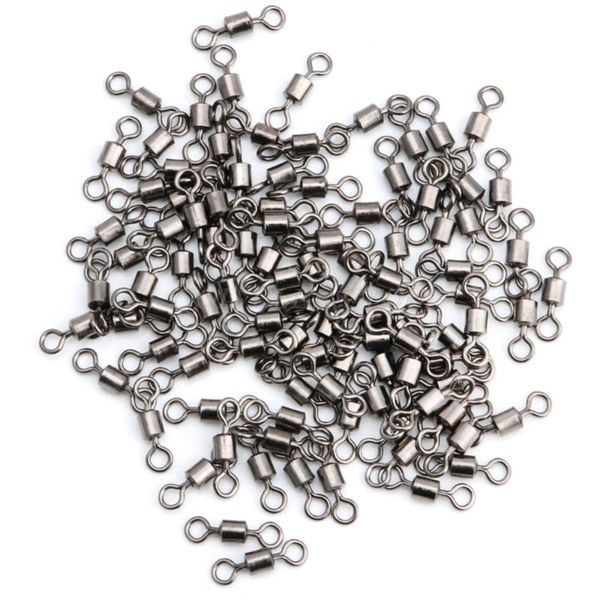 new 100pcs fishing barrel bearing rolling swivel solid ring lb lures connector 7 size drop shipping
new 100pcs fishing barrel bearing rolling swivel solid ring lb lures connector 7 size drop shipping