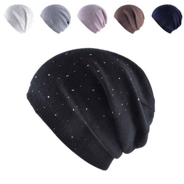 beanie/skull caps women's wool cap small rhinestone fashion original warmer bonnet solid color knit beanie hat, Blue;gray
beanie/skull caps women's wool cap small rhinestone fashion original warmer bonnet solid color knit beanie hat, Blue;gray