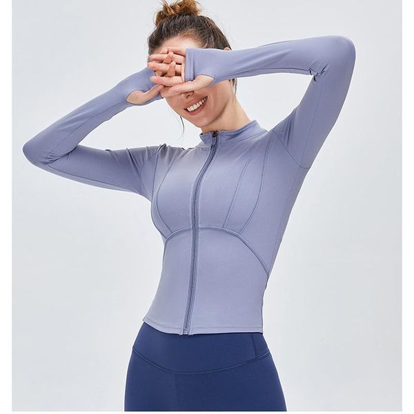 yoga outfits sports women zipper long sleeve shirts waist shaping gym workout running jacket training fitness coat female, White;red
yoga outfits sports women zipper long sleeve shirts waist shaping gym workout running jacket training fitness coat female, White;red