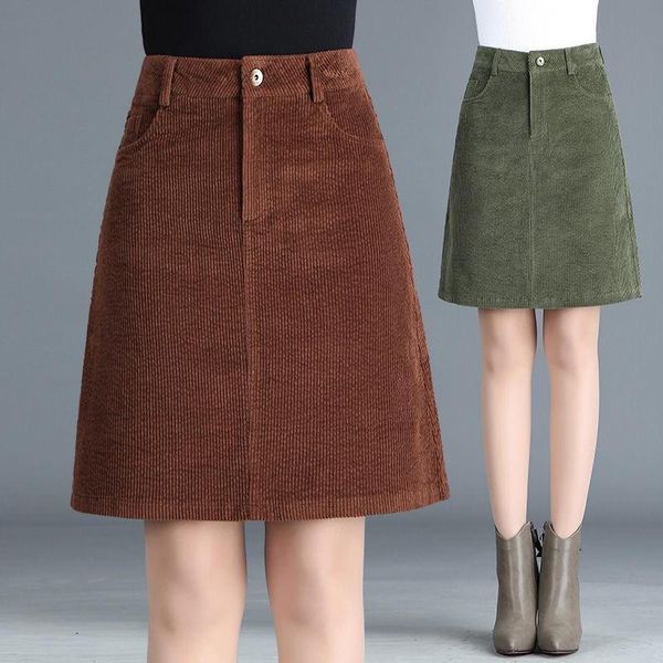 skirts winter fall casual women high waisted black grey army green a linen corduroy skirt , autumn koean ladies 4xl
skirts winter fall casual women high waisted black grey army green a linen corduroy skirt , autumn koean ladies 4xl