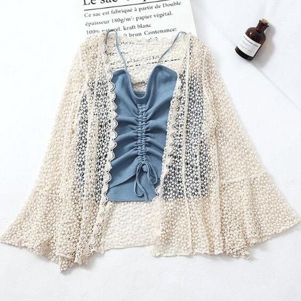 women's blouses & shirts 2021 summer girls loose garment chiffon lace blouse cardigan design long sleeves for pos, White
women's blouses & shirts 2021 summer girls loose garment chiffon lace blouse cardigan design long sleeves for pos, White