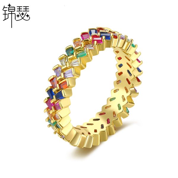 925 sterling silverboutique zirconium diamond ring lqin korean geometric female 2021 personalized fashion east gate, Golden;silver
925 sterling silverboutique zirconium diamond ring lqin korean geometric female 2021 personalized fashion east gate, Golden;silver