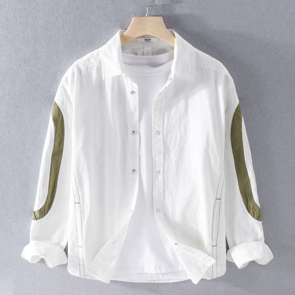 2021 new casual long-sleeved pure cotton brand fashion comfortable shirts for men trendy shirt mens chemise camisa 22w3, White
2021 new casual long-sleeved pure cotton brand fashion comfortable shirts for men trendy shirt mens chemise camisa 22w3, White