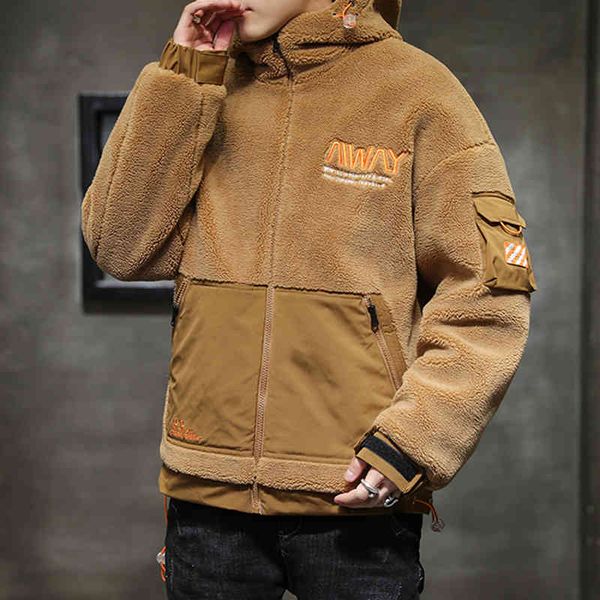 korean men's casual fashion student coat autumn winter 2021 new youth lamb cashmere thickened cotton sand warm overcoat, Black
korean men's casual fashion student coat autumn winter 2021 new youth lamb cashmere thickened cotton sand warm overcoat, Black