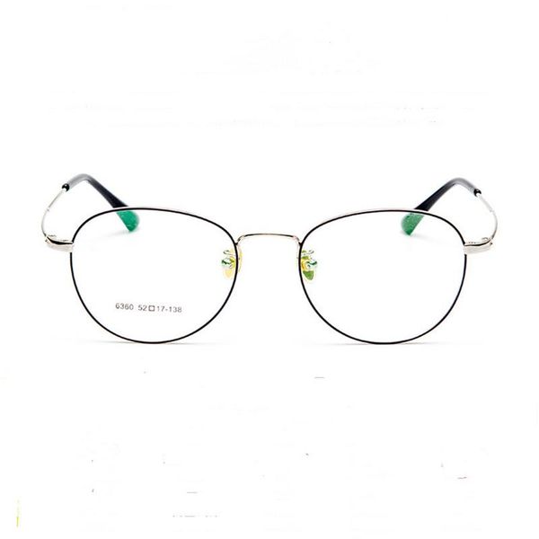 fashion sunglasses frames metal full rim spectacle frame men's retro trend eyeglasses ladies personality art myopia eyewears 6360, Black
fashion sunglasses frames metal full rim spectacle frame men's retro trend eyeglasses ladies personality art myopia eyewears 6360, Black