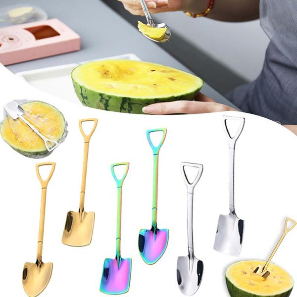 spoons creative shovel mini coffee tea spoon stainless steel high grade dessert ice cream soup tableware set kitchen accessories
spoons creative shovel mini coffee tea spoon stainless steel high grade dessert ice cream soup tableware set kitchen accessories