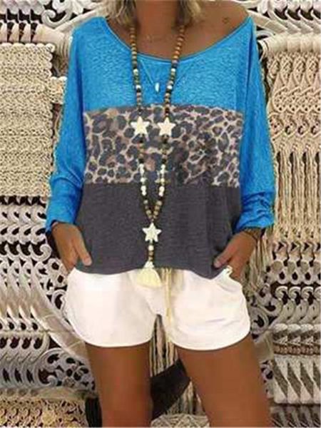 leopard stitching womens t-shirt fashion trend summer round neck long sleeve tee designer female new casual loose tshirt clothing, White
leopard stitching womens t-shirt fashion trend summer round neck long sleeve tee designer female new casual loose tshirt clothing, White