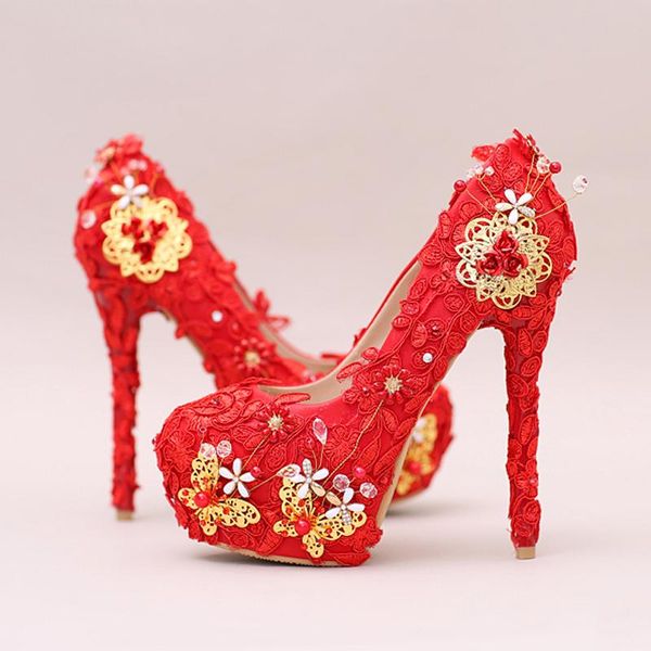 dress shoes 2021 fashion red lace super high heels bride butterfly flower wedding round toe platform party prom pumps, Black
dress shoes 2021 fashion red lace super high heels bride butterfly flower wedding round toe platform party prom pumps, Black