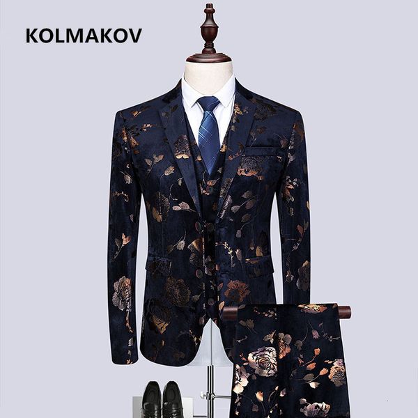 jacket+vest+pants)spring 2021 new style printing men suits fashion men's slim fit business weddingsuit casual suit, White;black
jacket+vest+pants)spring 2021 new style printing men suits fashion men's slim fit business weddingsuit casual suit, White;black