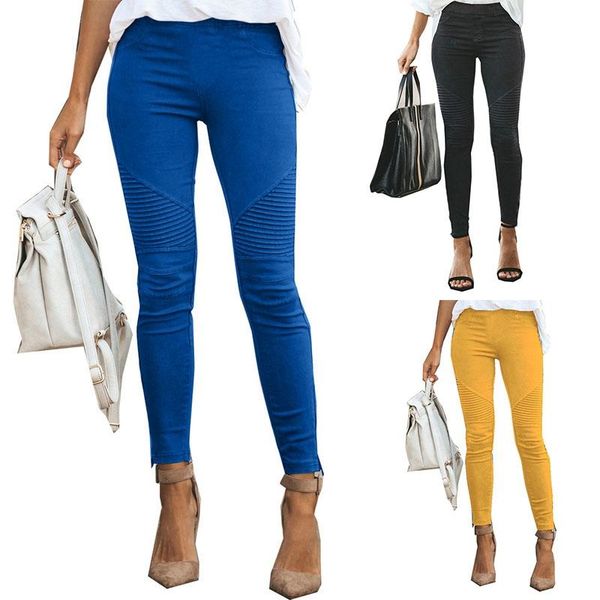 women's leggings ladies fashion casual slim pleated high waist push up 2021 elastic women fitness pants energy joggers, Black
women's leggings ladies fashion casual slim pleated high waist push up 2021 elastic women fitness pants energy joggers, Black