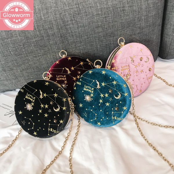 fashion round women shoulder bag designer chains starry sky crossbody bag luxury suede messenger bag small purses lady clucthes c0225
fashion round women shoulder bag designer chains starry sky crossbody bag luxury suede messenger bag small purses lady clucthes c0225