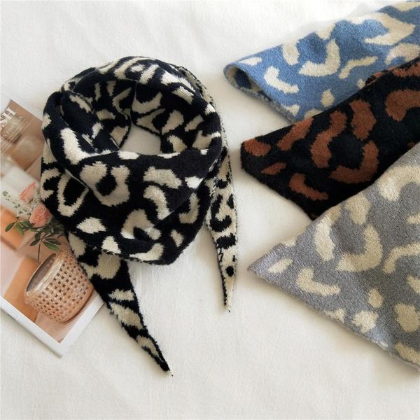 Leopard Print Triangular Scarf Women's Winter Girl Korean Fashion Thickened Warm Autumn and Winter Shawl, Blue;gray
Leopard Print Triangular Scarf Women's Winter Girl Korean Fashion Thickened Warm Autumn and Winter Shawl, Blue;gray