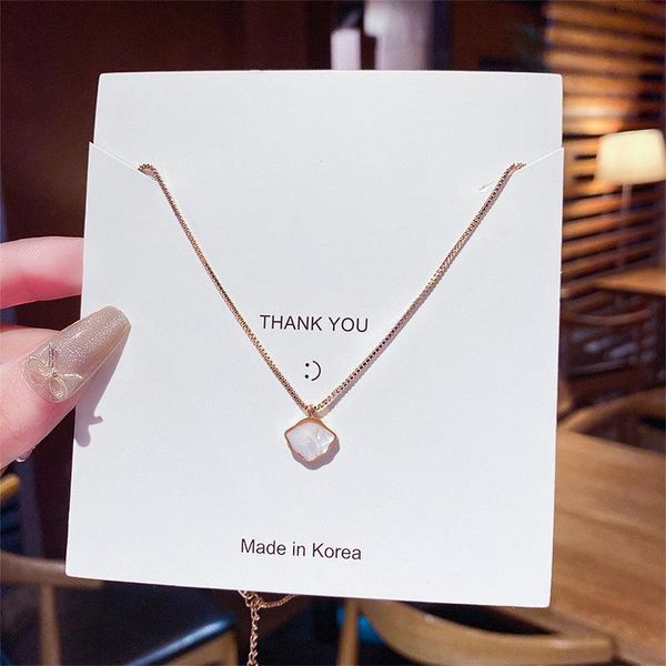 chains version of the shell simple titanium steel necklace 2021 fashion design ins collarbone chain net red cold wind, Silver
chains version of the shell simple titanium steel necklace 2021 fashion design ins collarbone chain net red cold wind, Silver