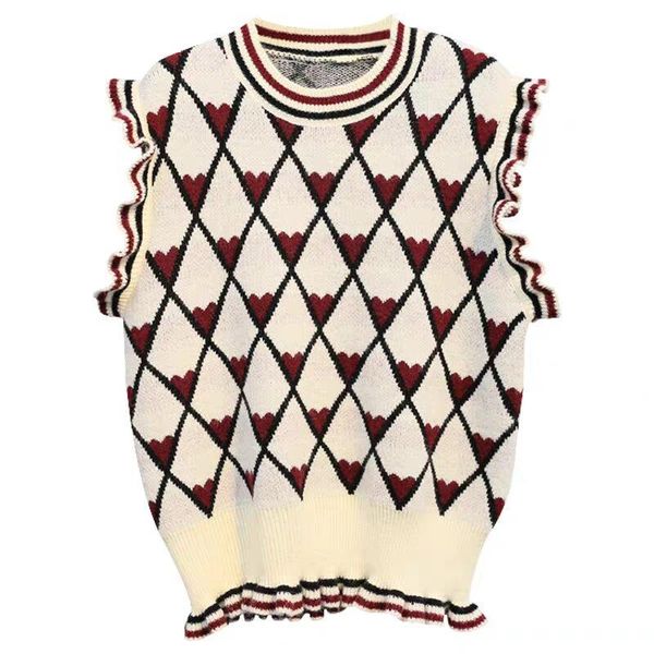 women's vests women knit pullover vest fashion wave cut loose outdoor tank 2021 spring autumn jacket for, Black;white
women's vests women knit pullover vest fashion wave cut loose outdoor tank 2021 spring autumn jacket for, Black;white