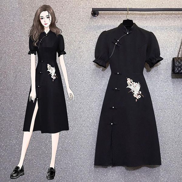 ethnic clothing black vintage button classic chinese dresses women slim slit qipao appliques a-line elegant cheongsams vestidos improve, Red
ethnic clothing black vintage button classic chinese dresses women slim slit qipao appliques a-line elegant cheongsams vestidos improve, Red