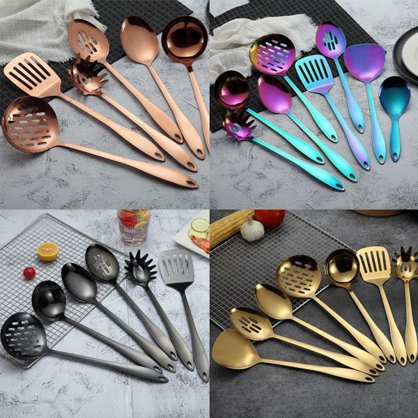 8-piece titanium-plated stainless steel color gold kitchenware set cooking cooking shovel tool colander utensil tube storage
8-piece titanium-plated stainless steel color gold kitchenware set cooking cooking shovel tool colander utensil tube storage